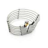 Luxury Stainless Steel Wire Necklet Neck Ring Metal Restraint Posture Collar Bondage Lock Adult BDSM Sex Games Toy For Male Female 603