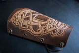 WWW Leather Celtic Bracers