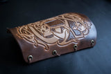 WWW Leather Celtic Bracers