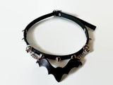 Fetish Bat & Spikes Collar