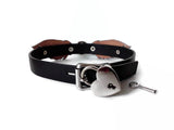 Slave Leather Collar with locking optional