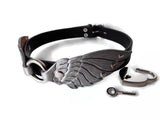 Slave Leather Collar with locking optional