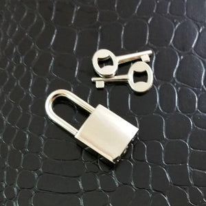 BDSM Silver tone Slave Collars Lock