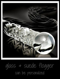 Fast delivery Flogger Glass & Suede (personalised "MINE")