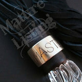 Personalized Flogger, Glass & Suede